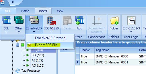 Fig 8 - Export EDS File