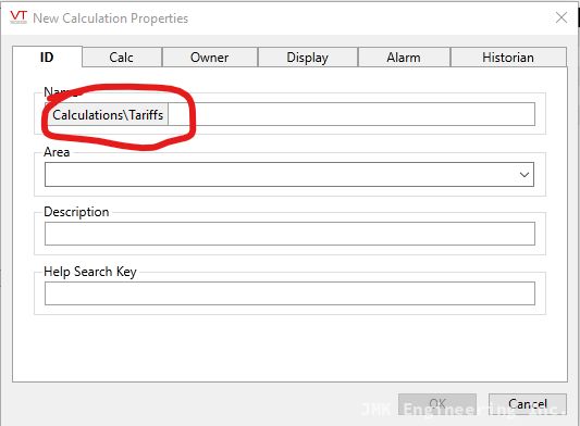 VTSCADA Calculation box