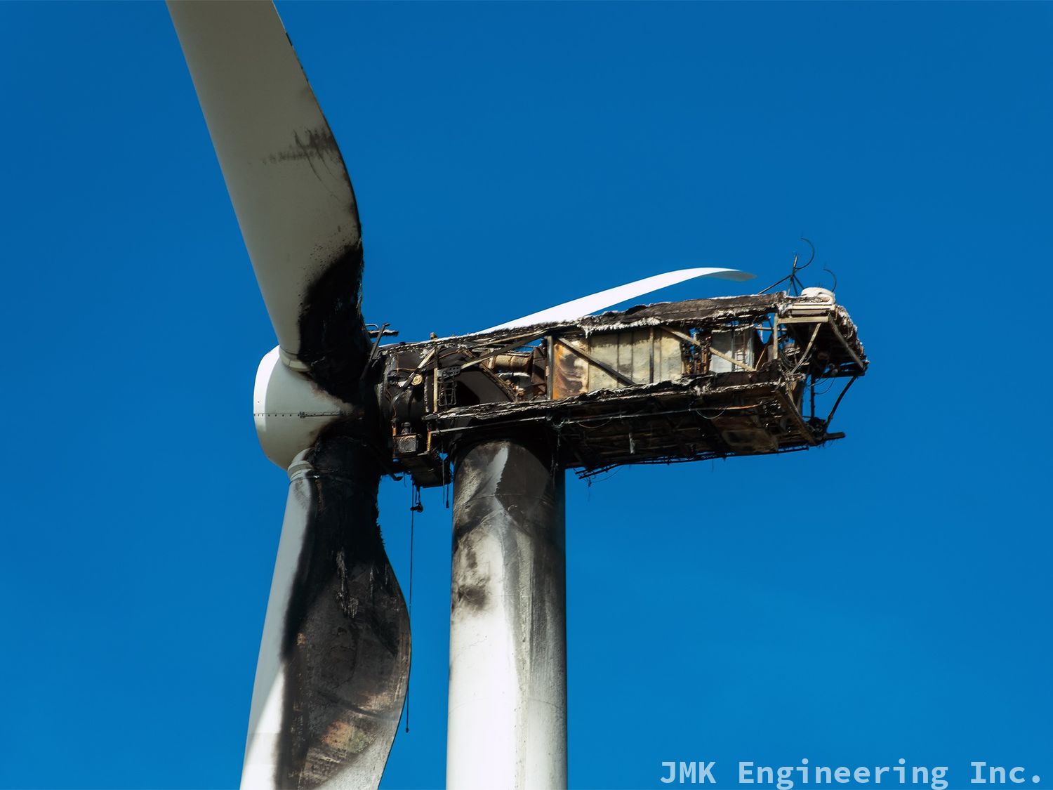 Motoring can destroy your prime movers, like this wind turbine.